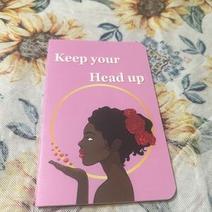 Afro centric Pink Inspirational Notebook